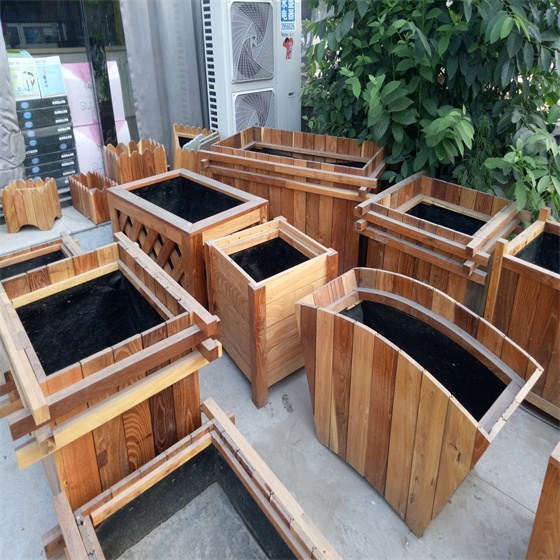 济南复古实木花箱