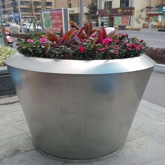 济南不锈钢金属花箱